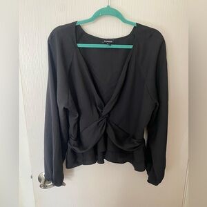 Twist Front Blouse